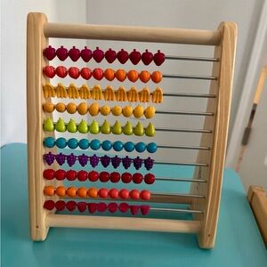 Colorful Wooden Abacus  and Numbers for Kids